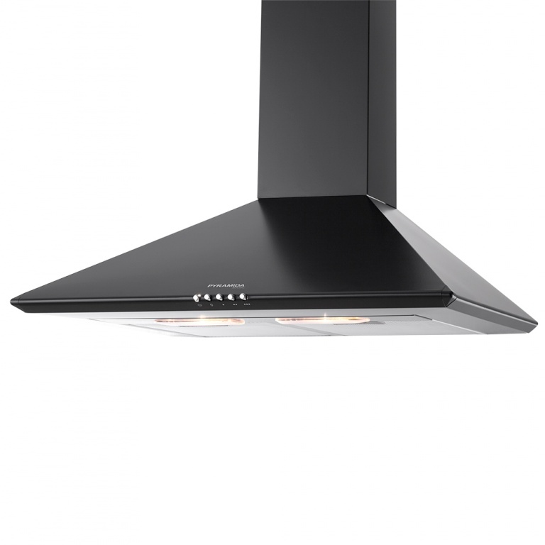 Вытяжка PYRAMIDA Basic Casa 60 K BLACK - фото